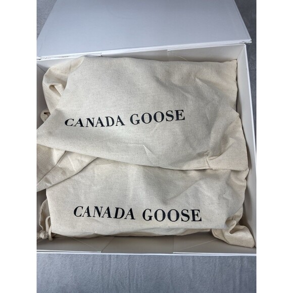 Canada Goose White Label Cypress Puffer Boots New W/ Box Sandal Wood White Sz 9 - Picture 16 of 16